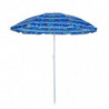 Umbrela de plaja Muhler U5037 651449, 180x180 cm, Fara suport, Brat rabatabil, 8 spițe, Multicolor