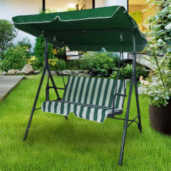 Leagan de gradina Muhler C1007 1001730, Dublu, Pana la 200 kg, Verde