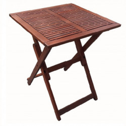 Σετ κήπου Kreta Muhler Meranti 1001746, 3 τεμάχια, Ξύλο Meranti/Shorea, πτυσσόμενο, κόκκινο-καφέ