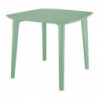 Masa de gradina PP Muhler HPC8841 1001786, 85x85x75 cm, Constructie usoara si stabila, Verde deschis