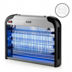 Λαμπτήρας εντόμων Muhler MIK-60 1003953, 30W, 60 m2, Ασφαλής για ανθρώπους και ζώα, Αφαιρούμενος δίσκος, Μαύρο/γκρι