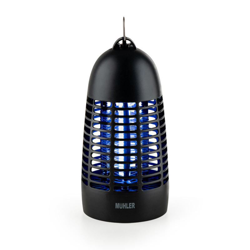 Lampa UVA pentru insecte Muhler MIK-30 1003955, 4W, 20 m², Sigura pentru oameni si animale, Negru