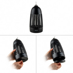 Lampa UVA pentru insecte Muhler MIK-30 1003955, 4W, 20 m², Sigura pentru oameni si animale, Negru
