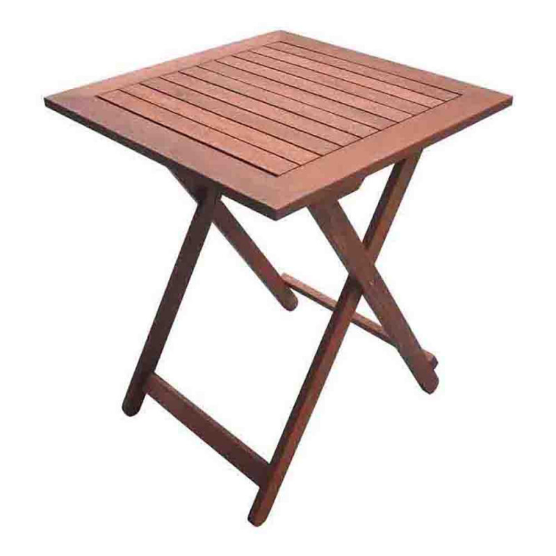 Маса сгъваема Muhler Meranti 50х50хH68cm, дърво