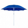 Ομπρέλα παραλίας MUHLER 2117 1008638, Ø190 cm, 210 cm ύψος, 10 νευρώσεις, UV προστασία UPF 50+, Μπλε