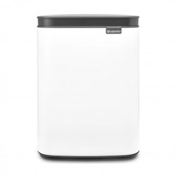 Κάδος Brabantia Bo Small 1006621, 4 L, Ομαλό και αθόρυβο άνοιγμα, Αντιολισθητική βάση, Λευκό