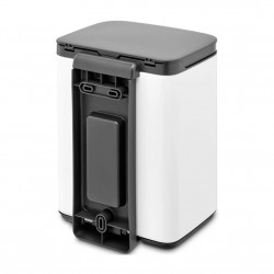 Κάδος Brabantia Bo Small 1006621, 4 L, Ομαλό και αθόρυβο άνοιγμα, Αντιολισθητική βάση, Λευκό