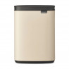 Cos de gunoi Brabantia Bo Small 1008865, 4 L, Deschidere lina si silentioasa, Baza antiderapanta, Bej