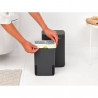 Кош за смет Brabantia Bo Small 4L, Mineral Infinite Grey