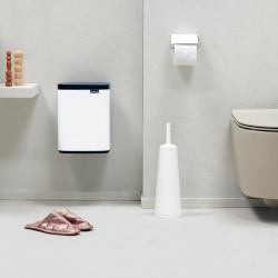 Cos de gunoi Brabantia Bo Small 1006627, 7 L, Deschidere lina si silentioasa, Baza antiderapanta, Alb