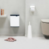 Кош за боклук Brabantia Bo Small 1006627, 7 л, Плавно и безшумно отваряне, Противоплъзгаща основа, Бял