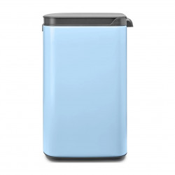 Cos de gunoi Brabantia Bo Small 1006631, 7 L, Deschidere lina si silențioasa, Baza antiderapanta, Albastru deschis