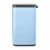 Кош за боклук Brabantia Bo Small 1006631, 7 л, Плавно и безшумно отваряне, Противоплъзгаща основа, Светлосин