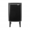 Кош за боклук Brabantia Bo Small Hi 1006641, 4 л, Плавно и безшумно отваряне, Противоплъзгаща основа, Черен