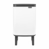 Cos de gunoi Brabantia Bo Small Hi 1006639, 4 L, Deschidere lina si silentioasa, Bază antiderapanta, Alb