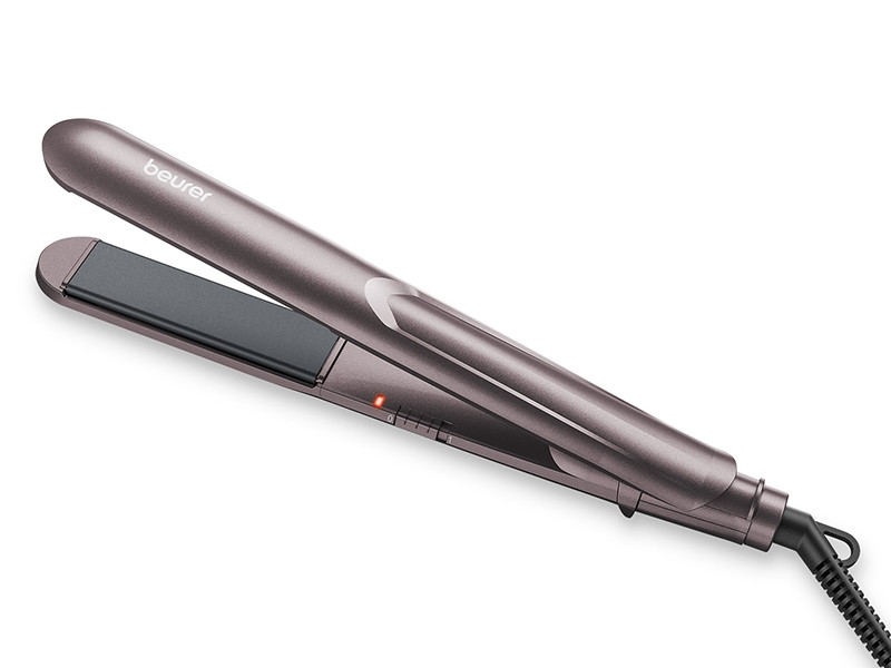 Преса за коса Beurer HS 15, 32W, Керамично покритие, Бързо загряване, 100-220C, Розово злато