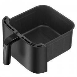 Cosori Double Hot Air Fryer CAF-DC121 Turbo Tower, 2630W, 4.3/6.5 L, 7 programe, 30-230C, control tactil, cronometru, pereți reci, negru