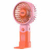 Rosberg R51760M Portable Handheld Fan, USB, 2W, 3 speeds, On/Off button, Pink/Orange