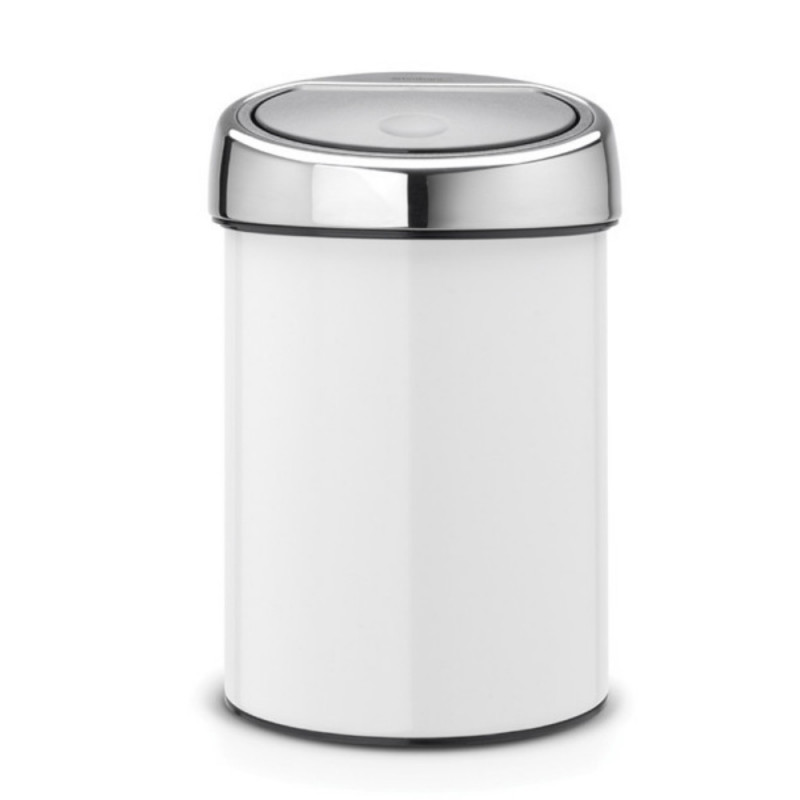 Кош за смет Brabantia Touch Bin 3L, White
