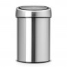 Кош за смет Brabantia Touch Bin 3L, Matt Steel Fingerprint Proof