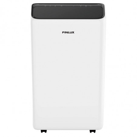 Κινητό κλιματιστικό Finlux MIA12HOT, 12000 BTU, 24 m2, Class A, 450 m3/h, αφύγρανση 2l/h, λευκό