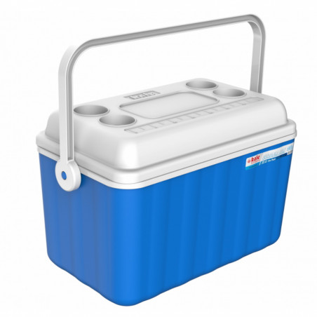 Ψυγείο Kale Termos 77751, 32 L, μόνωση πολυουρεθάνης, λαβή, 4 ποτηροθήκες, μπλε/λευκό