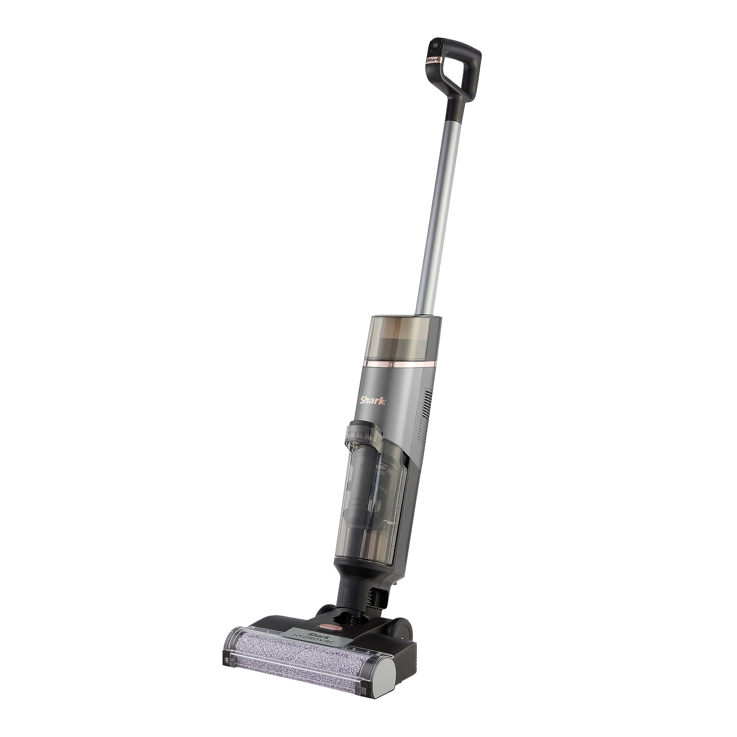 Вертикална прахосмукачка Shark HydroVac WD210EU, 170W, 0.5 л, 88 m2, Самопочистващ, Автономия 25 минути, Сив