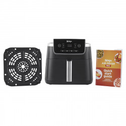 Friteuza cu aer cald Ninja AF140EU PRO, 1750W, 4.7 L, 40-240°C, 4 programe, Timer, AirCrisp, Acoperire antiaderenta, Negru