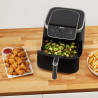 Φριτέζα ζεστού αέρα Ninja AF140EU PRO, 1750W, 4.7 l, 40-240C, 4 προγράμματα, Χρονοδιακόπτης, AirCrisp, Αντικολλητική επίστρωση, Μαύρο