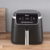 Фритюрник с горещ въздух Ninja AF140EU PRO, 1750W, 4.7 л, 40-240C, 4 програми, Таймер, AirCrisp, Незалепващо покритие, Черен