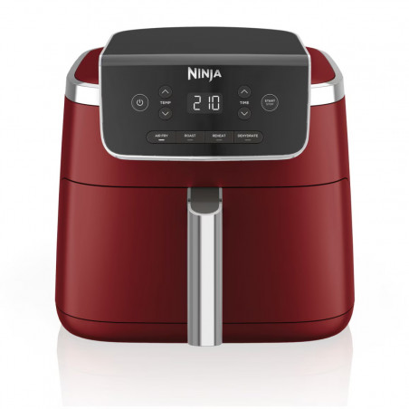 Φριτέζα ζεστού αέρα Ninja AF140EUCM PRO, 1750W, 4,7 l, 40-240C, 4 προγράμματα, χρονοδιακόπτης, AirCrisp, αντικολλητική επίστρωση, Μπορντώ