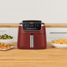 Ninja AF140EUCM PRO Hot Air Fryer, 1750W, 4.7 L, 40–240°C, 4 Programs, Timer, AirCrisp, Non-stick Coating, Burgundy