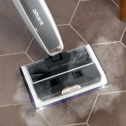 Mop curatare cu aburi 3in1 Shark SteamPickUp SD200EU, 1230W, 0.42 L, Curatare fara chimicale, Statie depozitare, Alb