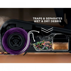 3in1 Shark SteamPickUp SD200EU, 1230W, 0,42 l, Vegyszermentes tisztítás, Tárolóállomás, Fehér színű