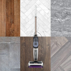 Shark SteamPickUp SD200EU 3-in-1 Steam Cleaner, 1230W, 0.42 L, Chemical-Free Cleaning, Storage Station, White