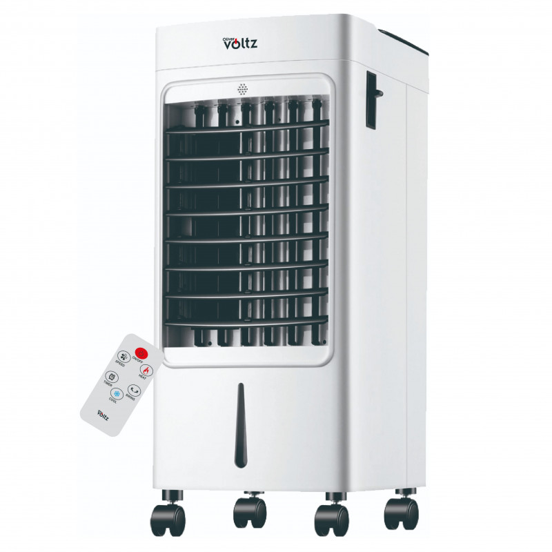 Rаcitor mobil cu incalzire si umidificare 3in1 Oliver Voltz OV51761BH, 75-2000W, 4 L, Timer, 3 viteze, Telecomanda, Alb