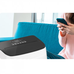 Aer condiționat mobil Tesla TTMYW-12CHW, 1780W, 3 trepte, Funcție de încălzire, WiFi, LED, Umidificare, Telecomandă, Alb