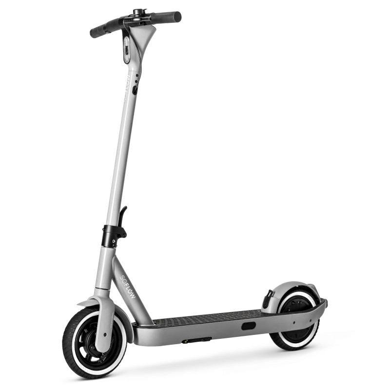 Trotineta electrica SOFLOW SO One, Pliabila, 9 inch, 48V / 5.2Ah, 350 - 720W, 22 km/h, Greutate max 120 kg, Gri