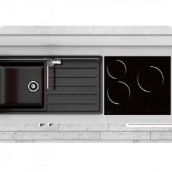 Tesla HV6300MB Γυάλινη Κεραμική Εστία, 5700W, 9 στάδια, Χρονοδιακόπτης, Ένδειξη καυτής επιφάνειας, Προστασία παιδιών, Μαύρο