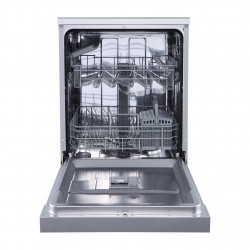 Masina de spalat vase Tesla WD661MX, 2100W, Clasa E, 7 programe, Start intarziat, Control electronic, Blat mobil, Incărcare pe jumatate, Inox