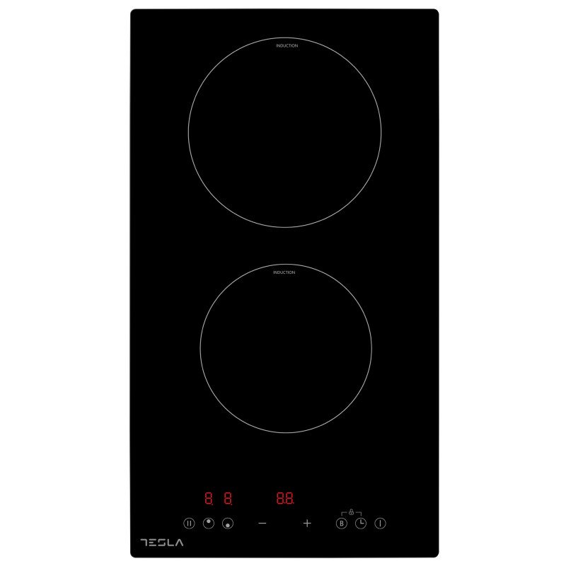 Tesla HI3201MB, 3500W, 9 στάδια, Χρονοδιακόπτης, Προστασία παιδιών, Ένδειξη υπολειπόμενης θερμότητας, Μαύρο