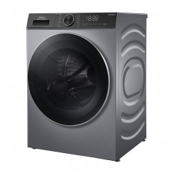 Masina de spalat cu incarcare frontala Tesla WF91480TS, 1900W, 9 kg, 60 L, 14 programe, 1400 rpm, Clasa A, Steam Care, LED, Argintiu