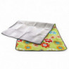 Patura pentru picnic Muhler 2 x 0,8 m, Bumbac perlat + polar, Verde
