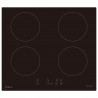 Tesla HI6401MB Built-in Glass-Ceramic Cooktop, 7200W, 4 Zones, 9 Settings, Timer, Residual Heat Indicator, Child Lock, Black