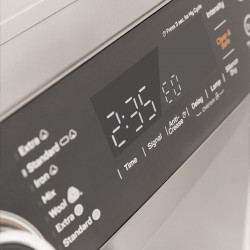 Uscator de rufe Tesla WT8H91MS, Condensare, 800W, 8 kg, 14 programe, Clasa A+++, LED display, Inox/Negru