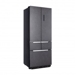 Frigider cu congelator Tesla RF4200FSNSGE, 436 L, Clasa E, 5 usi, Total No Frost, Display LED extern, 41 dB, Gri