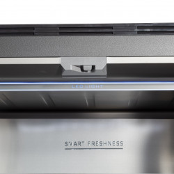 Frigider cu congelator Tesla RF4200FSNSGE, 436 L, Clasa E, 5 usi, Total No Frost, Display LED extern, 41 dB, Gri