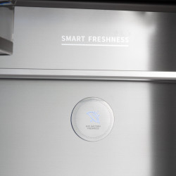 Frigider cu congelator Tesla RF4200FSNSGE, 436 L, Clasa E, 5 usi, Total No Frost, Display LED extern, 41 dB, Gri