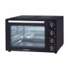 Малка готварска печка Crown CMO-482CER, 48 л, 1800 W, 2 керамични котлона, 4 функции, Термостат, Черен