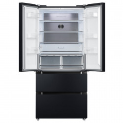 Хладилник с фризер Tesla RF5200FMAE, 250W, 516 л, Охлаждане с метална плоча, Радарен сензор, Multi-air охлаждане, Инвертор, Тъмен инокс